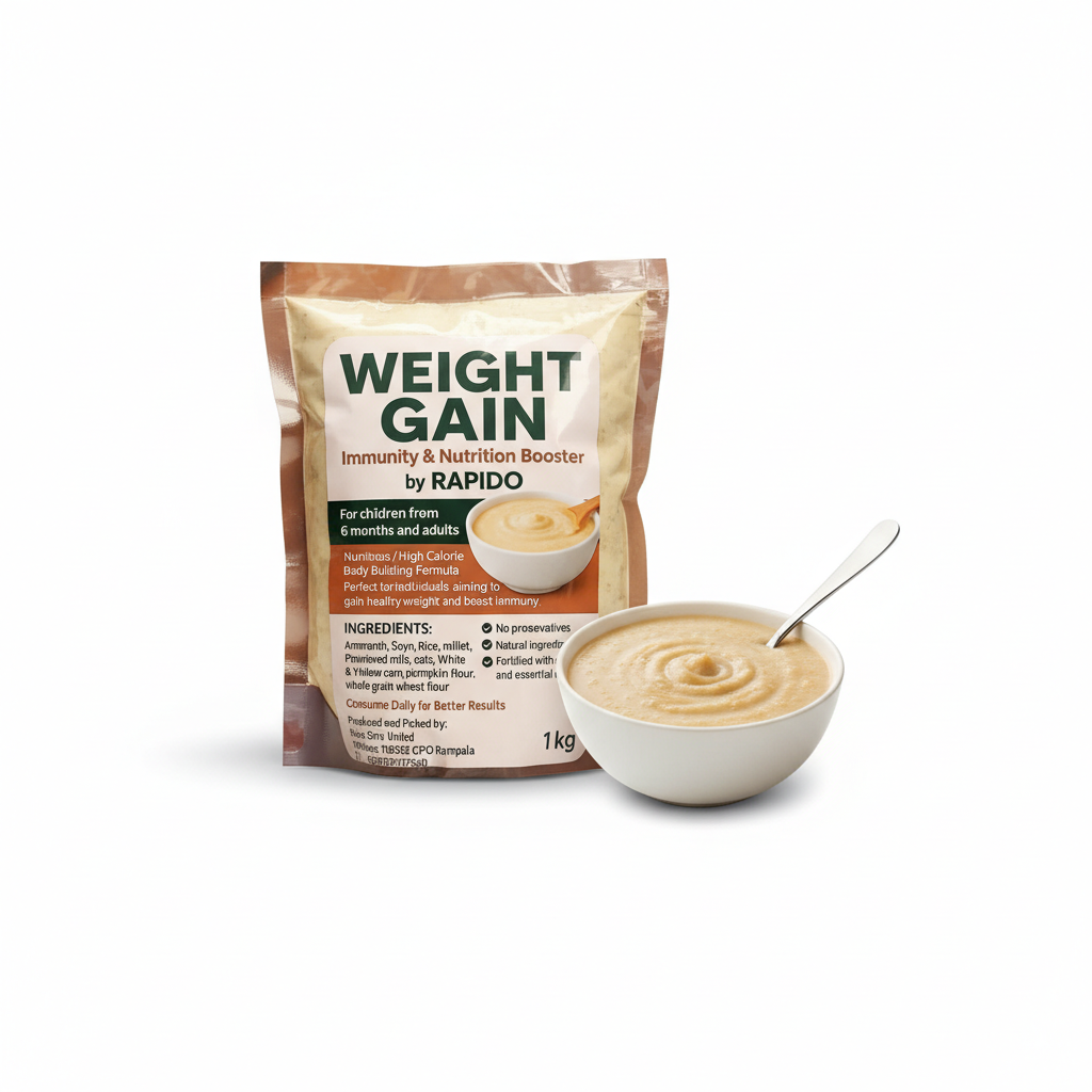 AA RAPIDO WEIGHT GAIN PORRIDGE For Adults And Children Men And Women – 1KG
