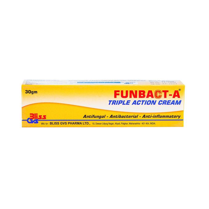 Funbact A Cream 30g Clotrimazole + Betamethasone + Neomycin - 30g
