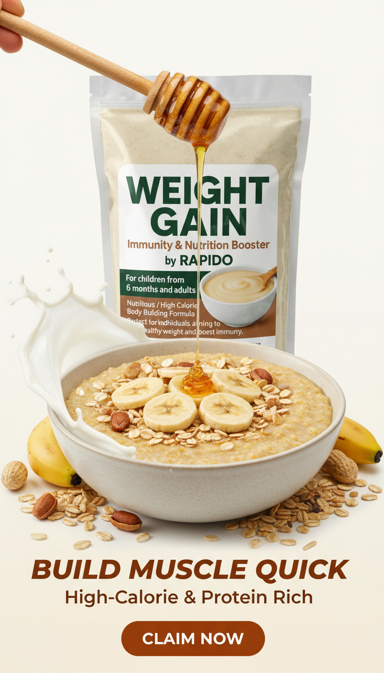 AA RAPIDO WEIGHT GAIN PORRIDGE For Adults And Children Men And Women – 1KG