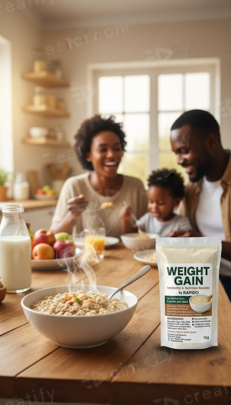 AA RAPIDO WEIGHT GAIN PORRIDGE For Adults And Children Men And Women – 1KG