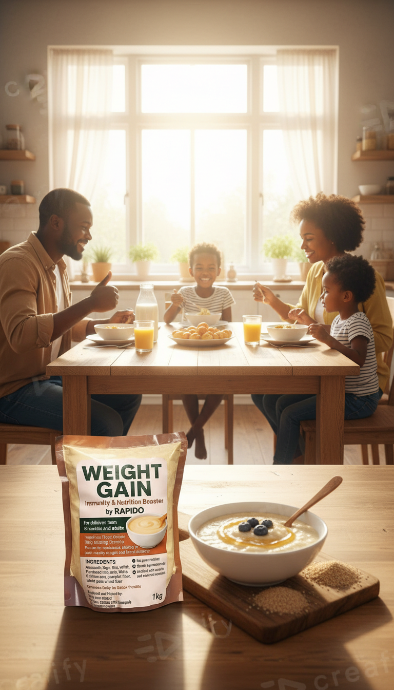AA RAPIDO WEIGHT GAIN PORRIDGE For Adults And Children Men And Women – 1KG