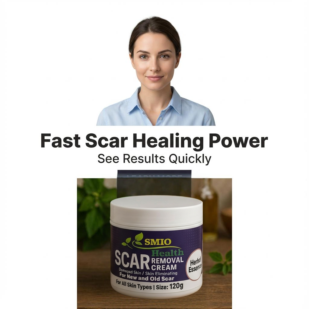 AA SMIO HEALTH Rapid Scar Remover Old And New Scars Achieve Smooth, Scar-Free Skin 120g Keloids Remover