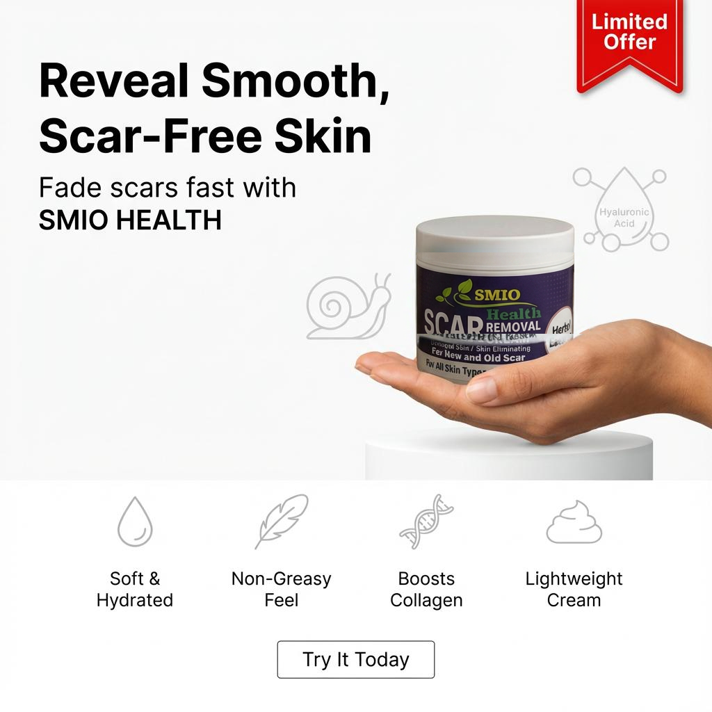 AA SMIO HEALTH Rapid Scar Remover Old And New Scars Achieve Smooth, Scar-Free Skin 120g Keloids Remover