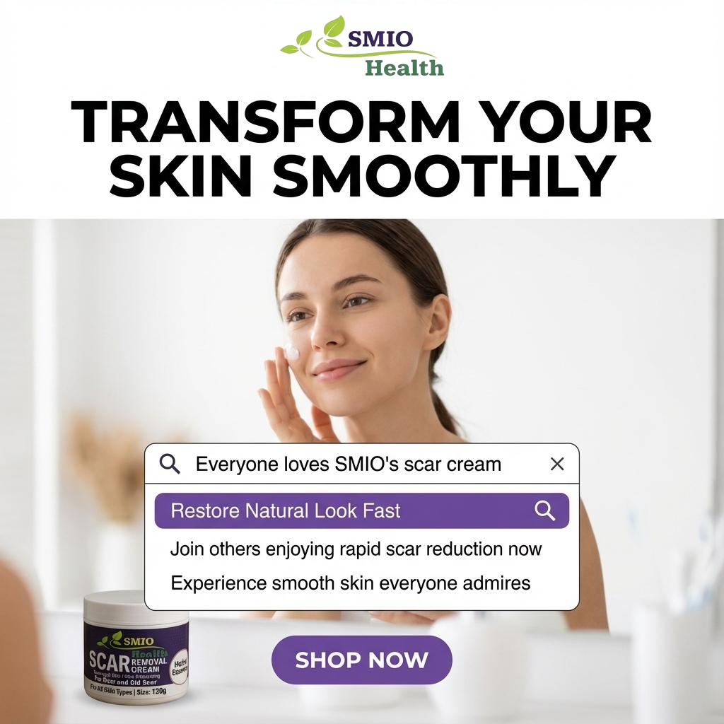 AA SMIO HEALTH Rapid Scar Remover Old And New Scars Achieve Smooth, Scar-Free Skin 120g Keloids Remover